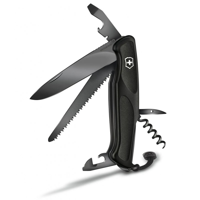 Швейцарский складной нож 130 мм Victorinox RANGER 55 GRIP Onyx Black 0.9563.C31P