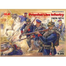  1:35 Фигуры Прусская линейная пехота (1870-1871) ICM 35012