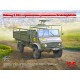 Збірна модель автомобіль Unimog S 404 з кулеметною установкою Drehringlafette – масштаб 1:35 (35139)