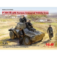 Французька броньована розвідувальна машина P 204 (f) з німецьким екіпажем (ICM 35382)