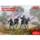 Сборная модель 1:35 Фигуры Пехота Союза гражданской войны в США. Набор №2 ICM 35023