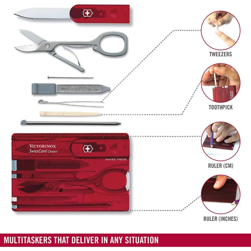 Карта-мультитул Victorinox SWISSCARD 0.7100.T