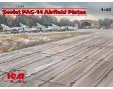 Набір 1:48 Радянські аеродромні плити ПАГ-14 (32 шт.) ICM 48231