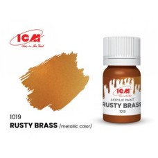 Акриловая краска Rusty Brass : Ржавая латунь ICM1019