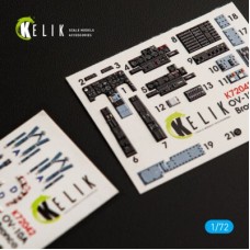 OV-10A Bronco 3D декаль інтер'єр для комплекту ICM 1:72 KELIK K72042