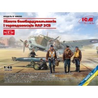 Сборная модель 1:48 Пилоты бомбардировщиков и торпедоносцев RAF ICM 48090