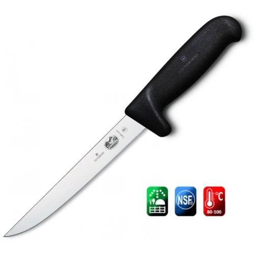 Обвалювальний ніж Victorinox FIBROX Boning 15см чорн 5.6003.15M