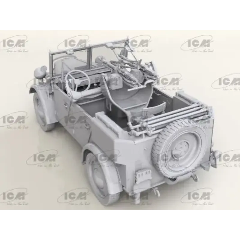 Немецкий автомобиль le.gl.Einheits-Pkw Kfz.4 с пулеметами MG-34 (Zwillingssockel 36)