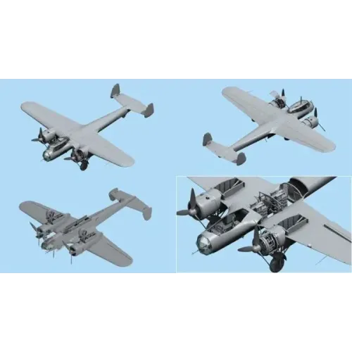 Сборная модель самолета Do 17Z-2 1:48