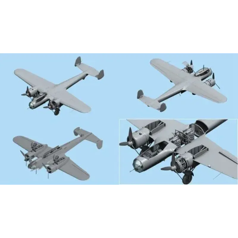 Збірна модель літака Do 17Z-2 1:48