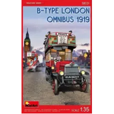 Сборная модель 1:35 Лондонский омнибус типа B 1919 года МиниАрт 38031