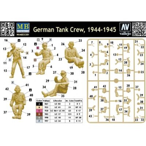 Німецькі танкісти, 1944-1945 рр.
