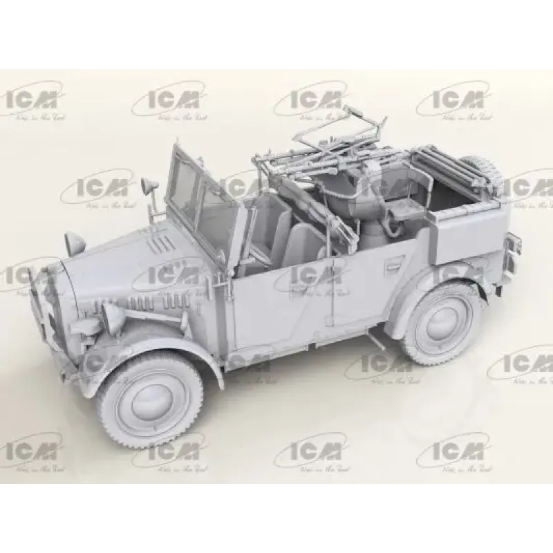 Немецкий автомобиль le.gl.Einheits-Pkw Kfz.4 с пулеметами MG-34 (Zwillingssockel 36)