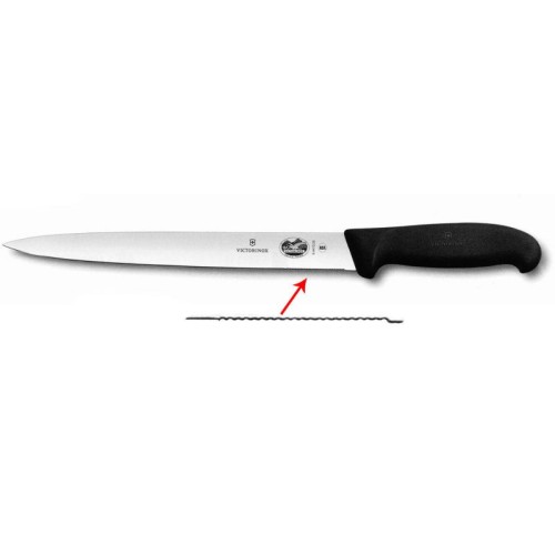Ковбасний ніж Victorinox FIBROX 25см чорн 5.4473.25