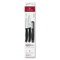 Набір для чищення овочів Victorinox Swiss Classic 3шт чорн 6.7113.33
