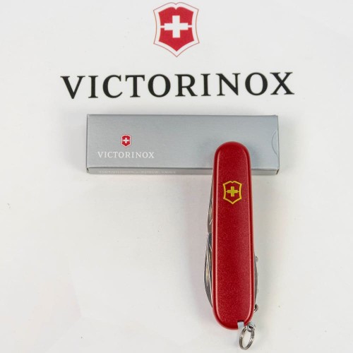 Складаний ніж Victorinox SPARTAN MAT червоний матовий лак з жовт.лого 1.3603.M0008p