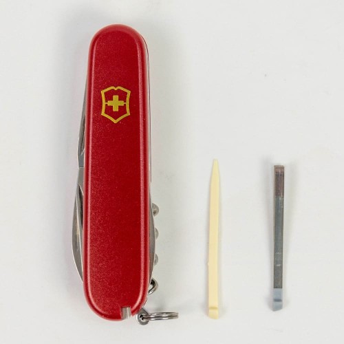 Складаний ніж Victorinox SPARTAN MAT червоний матовий лак з жовт.лого 1.3603.M0008p