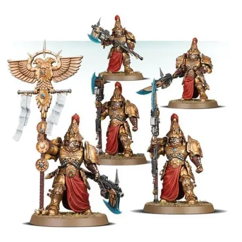 Набор миниатюр WARHAMMER 40000: ADEPTUS CUSTODES - CUSTODIAN WARDENS