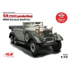 Збірна модель 1:72 Німецький штабний автомобіль G4 (1935 р. виробництва) ICM 72471