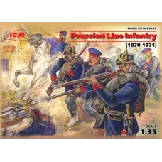 Збірна модель 1:35 Фігури Прусська лінійна піхота (1870-1871) ICM 35012