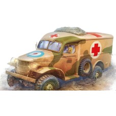 Збірна модель 1:72 WC-18 1:2 тонни 4x4 автомобіль швидкої допомоги ACE 72596