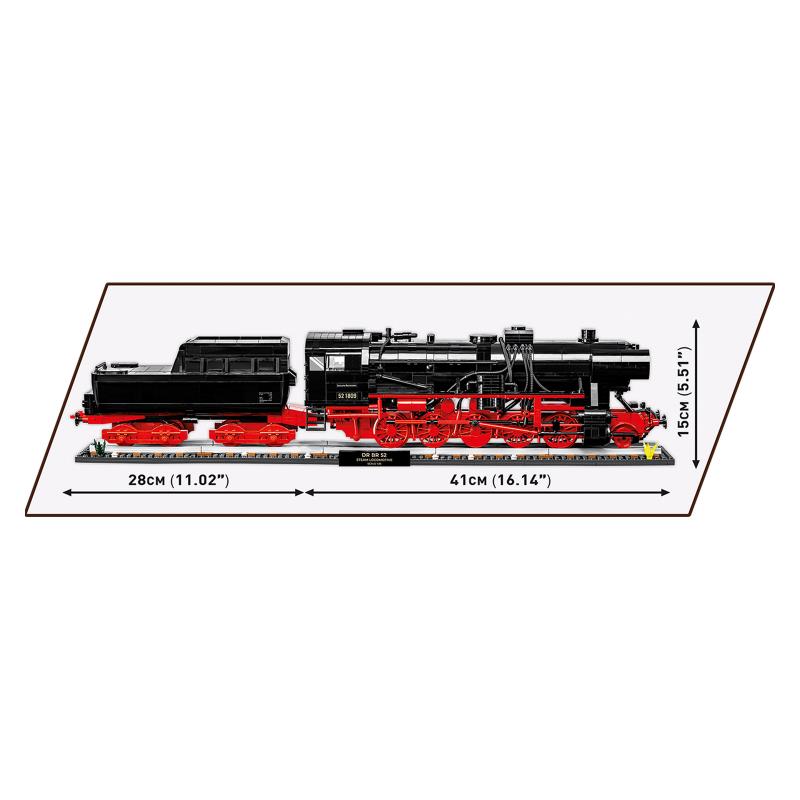 Конструктор COBI Локомотив DRB Class 52 Ексклюзивний набір масштаб 1:35, 2623 деталей