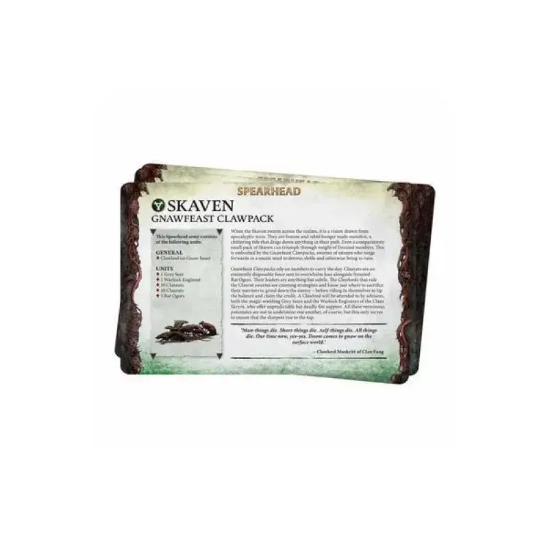 Карты FACTION PACK: SKAVEN (ENG)