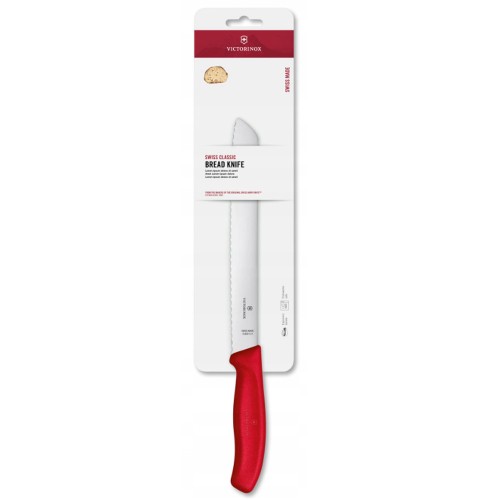 Ніж для хліба Victorinox Swiss Classic 21см хвил черв 6.8631.21C1B