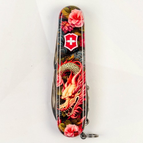 Складаний ніж Victorinox SPARTAN ZODIAC Китайський зелений дракон 1.3603.Z3300p