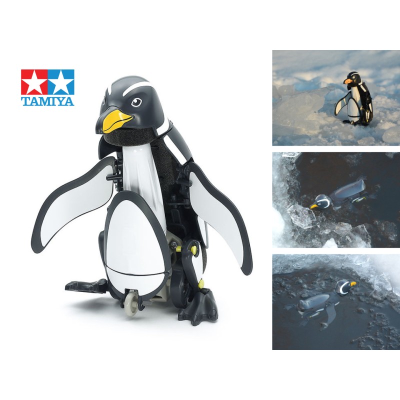 Збірна модель Tamiya – Ходячий і плаваючий пінгвін | Walking & Swimming Penguin (70259)
