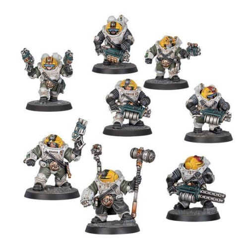 Necromunda Набор миниатюр WARHAMMER 40000: NECROMUNDA - IRONHEAD SQUAT PROSPECTORS GANG