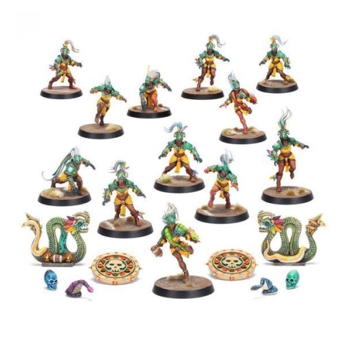Blood Bowl Набір мініатюр BLOOD BOWL: AMAZON TEAM - KARA TEMPLE HARPIES