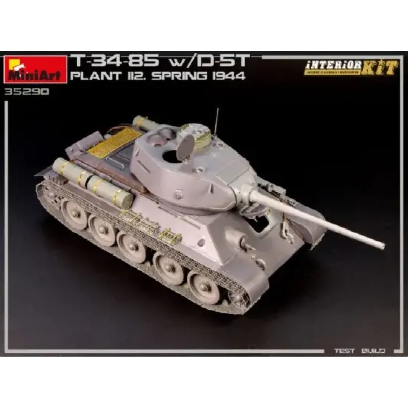Танк Т-34-85 с пушкой Д-5Т (Завод 112) весна 1944 год с интерьером