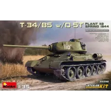 Танк Т-34-85 с пушкой Д-5Т (Завод 112) весна 1944 год с интерьером