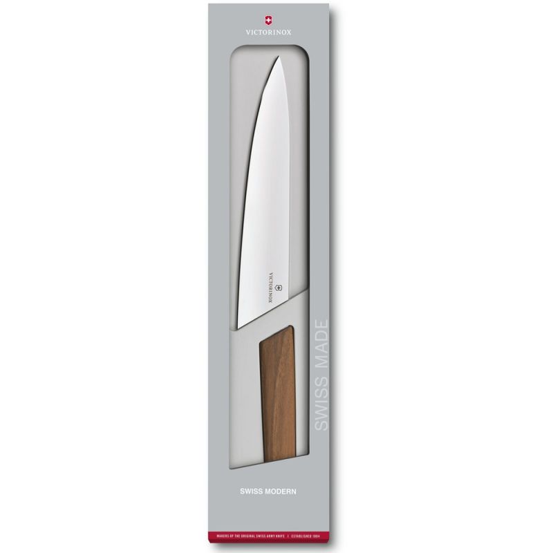 Обробний ніж Victorinox SWISS MODERN 22см дерев’ян 6.9010.22G