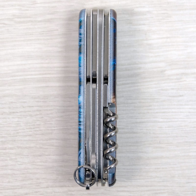 Складаний ніж Victorinox HUNTSMAN ANIMAL Вовк 1.3713.3.F1040pw