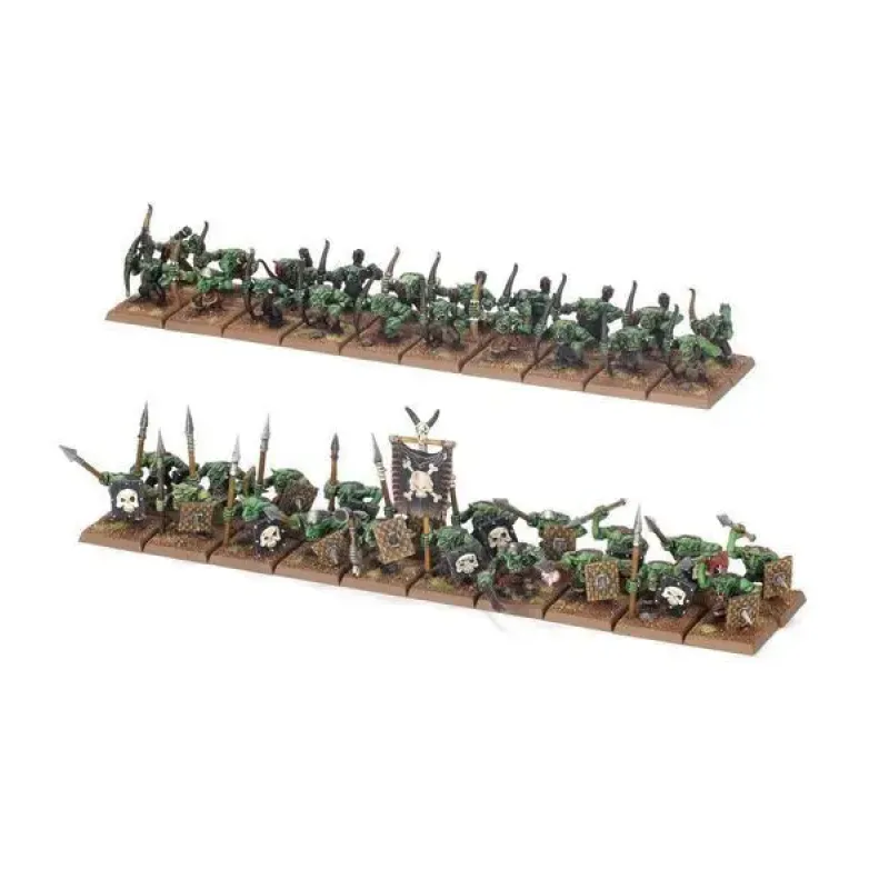 Набір мініатюр ORC & GOBLIN TRIBES: GOBLIN MOB
