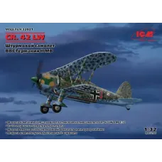 Сборная модель 1:32 Истребитель-биплан CR. 42 LW ICM 32021