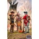 Збірна модель 1:35 Фігури Комплект серії «Індейські війни» № 4, XVIII століття Чесний обмін MasterBox 35222