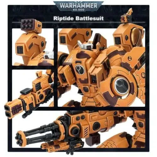 Набір мініатюр WARHAMMER 40000: TAU EMPIRE - RIPTIDE BATTLESUIT