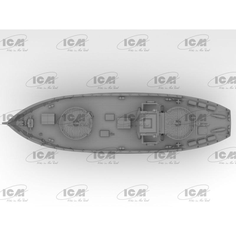 Збірна модель KFK Kriegsfischkutter, німецький багатоцільовий катер 2 СВ (S.012)