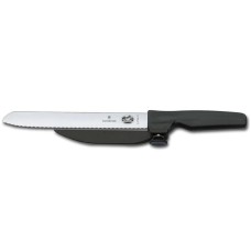 Ніж для нарізання з направляючою Victorinox STANDARD DUX 21см хвил чорн 5.1733.21