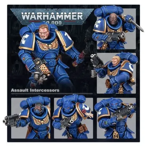 Набір мініатюр WARHAMMER 40000: SPACE MARINES - ASSAULT INTERCESSORS