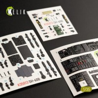 SH-60B 3D декаль інтер'єр для комплекту Kitty Hawk 1:35 KELIK K35013