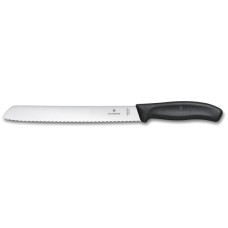 Ніж для хліба Victorinox SWISS CLASSIC 21см хвил чорн 6.8633.21