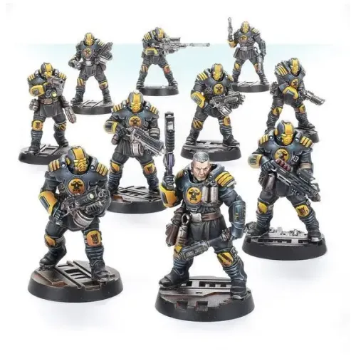 Набір мініатюр WARHAMMER 40000: NECROMUNDA - PALANITE ENFORCER PATROL