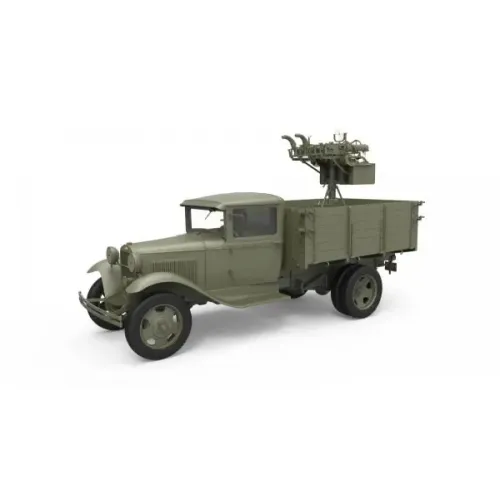 Военный 1,5 тонный грузовик с пулеметом "M-4 Maxim" AA 1:35