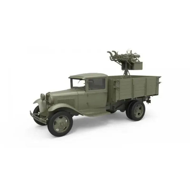 Военный 1,5 тонный грузовик с пулеметом "M-4 Maxim" AA 1:35