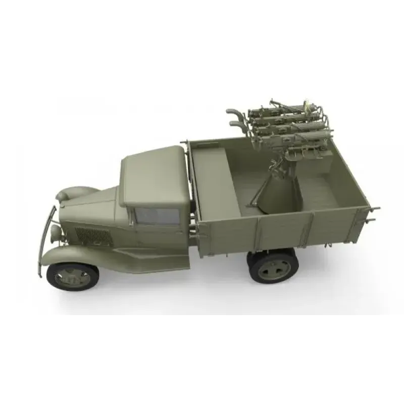 Военный 1,5 тонный грузовик с пулеметом "M-4 Maxim" AA 1:35