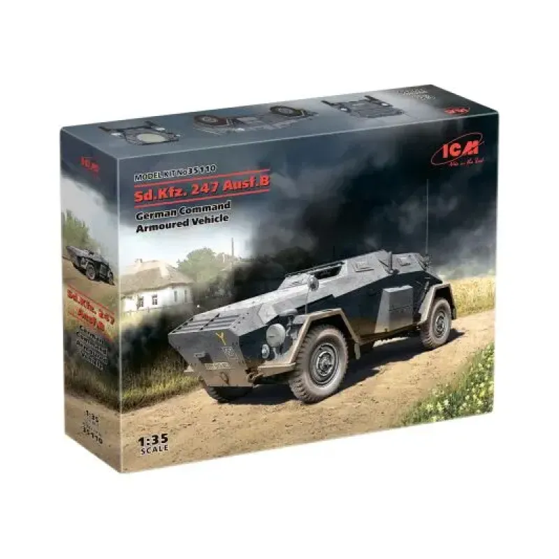 Броньований автомобіль німецького командування Sd.Kfz. 247 Ausf.B
